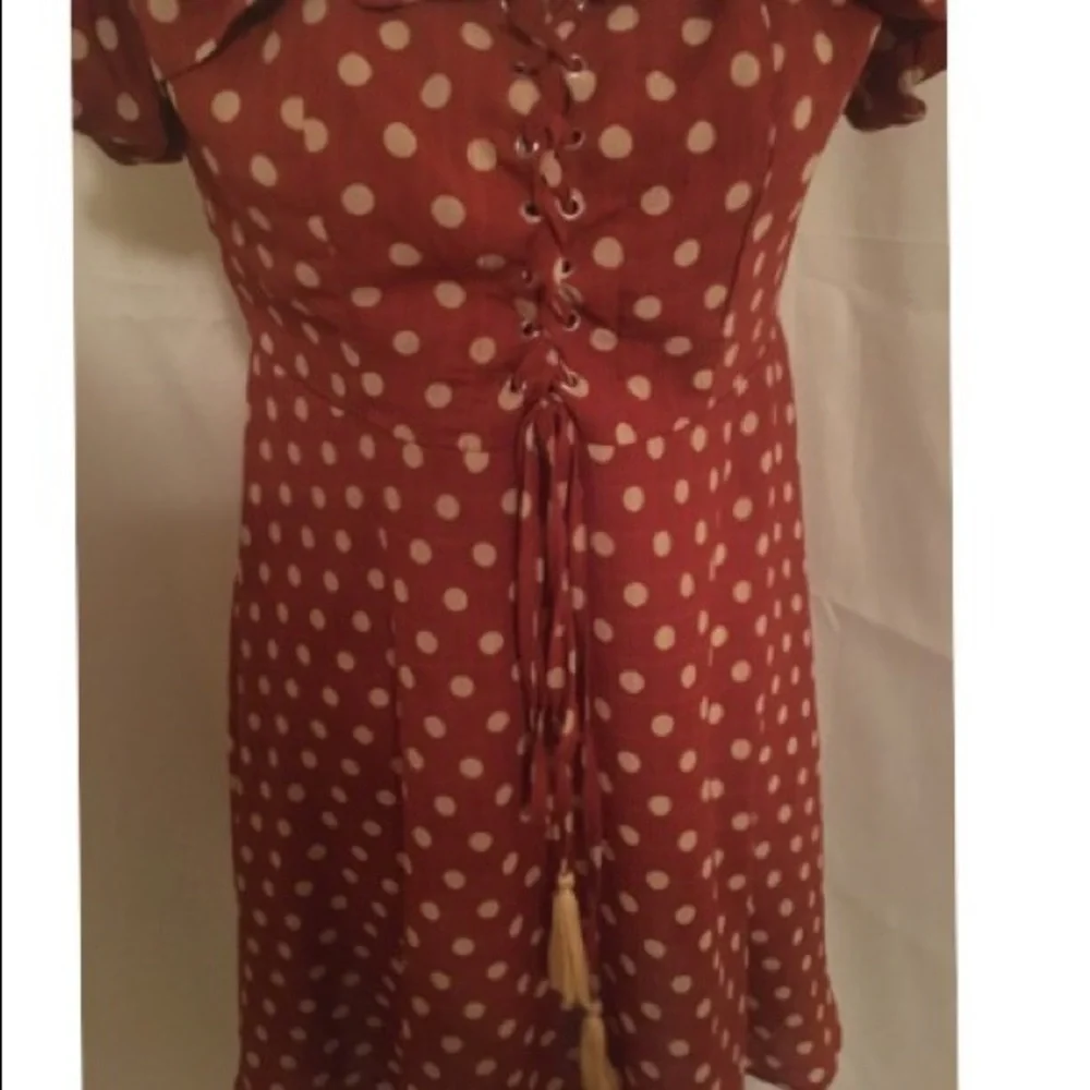 HAUTE ROGUE BOHO DRESS SIZE MEDIUM - Picture 5 of 8